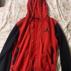 Jordan varsity button up jacket